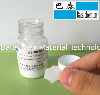 Sáp mỹ phẩm dạng rắn màu trắng có hóa chất thô