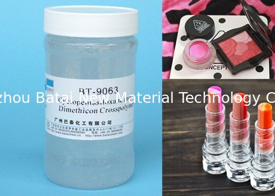 BT-9063 Hỗn hợp Elastomer silicone không màu, Mỹ phẩm Nguyên liệu thô được sử dụng cho sản phẩm chống nắng