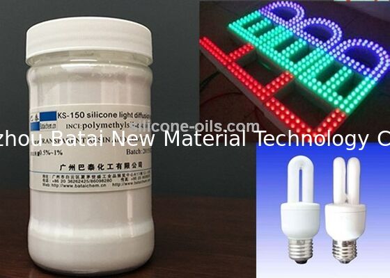 Bột khuếch tán ánh sáng silicone Tăng khói mù cho đèn LED Masterbatch Polymer