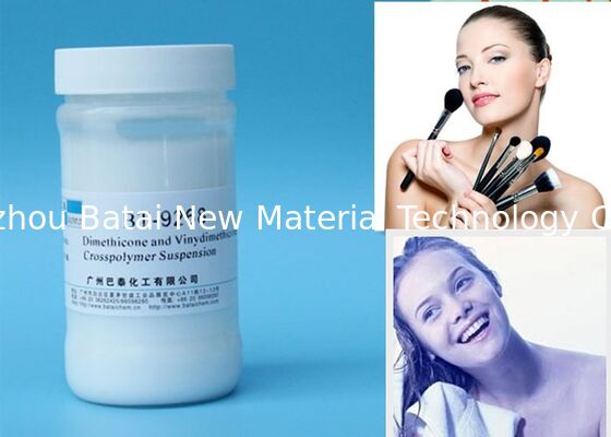 Hệ thống treo polyme liên kết chéo silicone màu trắng sữa BT-9268 với hiệu ứng chống nhăn