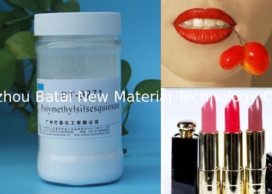 Bột silicone trắng liên kết chéo hình cầu Phân tán sắc tố tuyệt vời