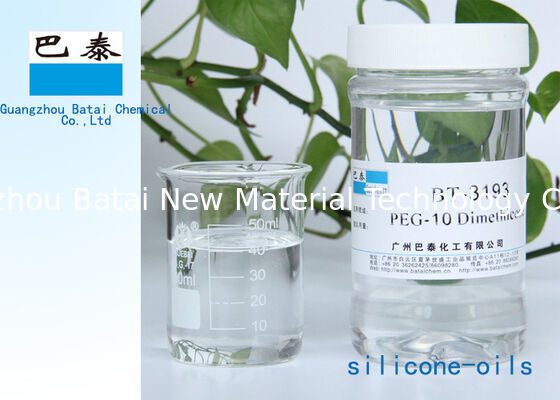 Polyether silicone Chất lỏng Hòa tan trong Nước Dầu silicone Lớp Mỹ phẩm