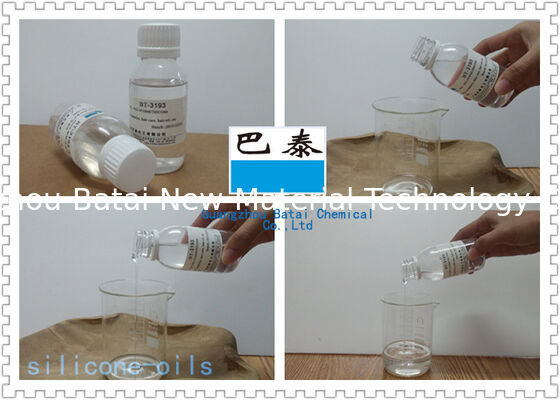 Polyether silicone Chất lỏng Hòa tan trong Nước Dầu silicone Lớp Mỹ phẩm