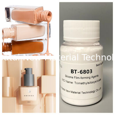 Bột màu trắng rắn Trimethylsiloxysilicate Film Formers cho cảm giác da tóc