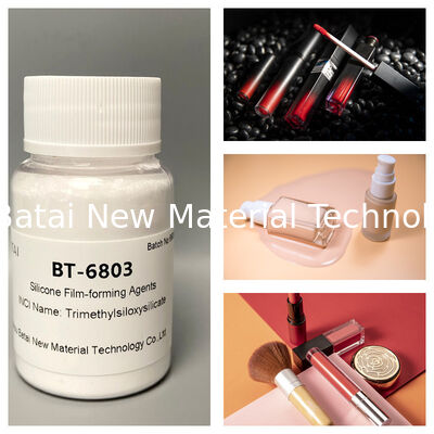 Bột màu trắng rắn Trimethylsiloxysilicate Film Formers cho cảm giác da tóc