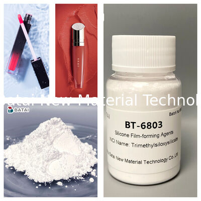 Bột màu trắng rắn Trimethylsiloxysilicate Film Formers cho cảm giác da tóc