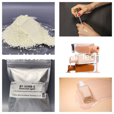 BT-SORB-S Thành phần chống nắng phổ rộng BEMT Cải thiện giá trị UVA PF với liều lượng thấp
