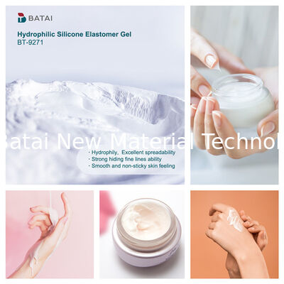 Bột nhựa silicon trắng Polymethylsilsesquioxane với kết cấu siêu nhung trong chăm sóc da