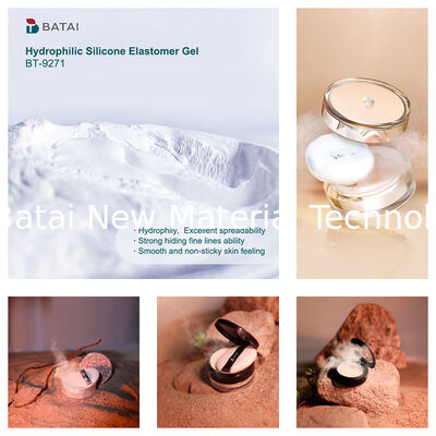 Bột nhựa silicon trắng Polymethylsilsesquioxane với kết cấu siêu nhung trong chăm sóc da