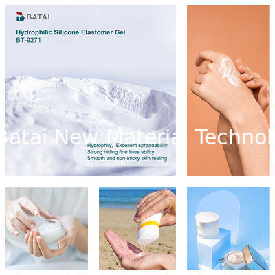 Bột nhựa silicon trắng Polymethylsilsesquioxane với kết cấu siêu nhung trong chăm sóc da