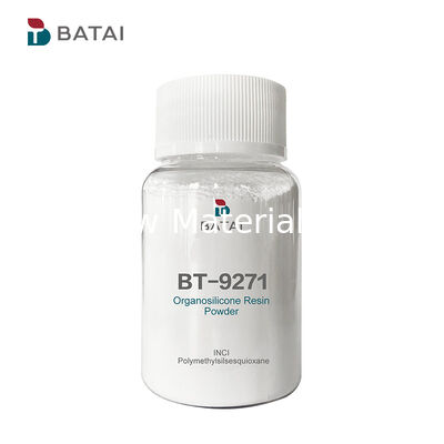 Bột nhựa silicon trắng Polymethylsilsesquioxane với kết cấu siêu nhung trong chăm sóc da