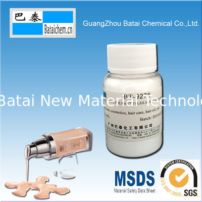 Bột hình cầu rắn màu trắng Polymethylsilsesquioxan làm giảm độ dính của công thức