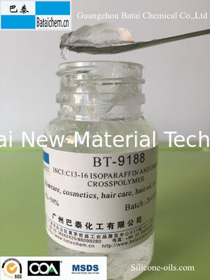 Hỗn hợp đàn hồi silicone phân tán dầu cao trong suốt được áp dụng trong các sản phẩm chăm sóc da BT-9188
